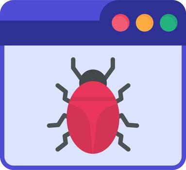 web error vector icono