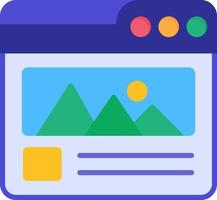 Web Landing Page Vector Icon