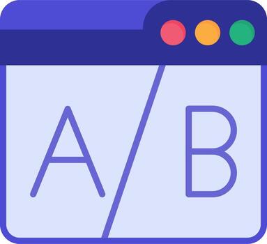 Web Ab Testing Vector Icon