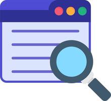 Web Search Vector Icon