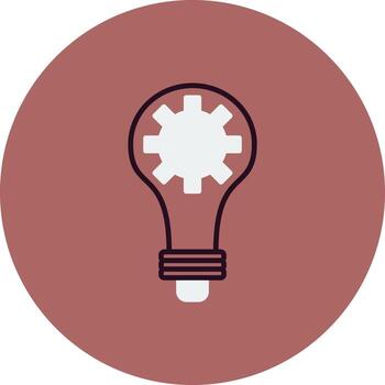 icono de vector de solución