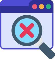 Web No Results Vector Icon