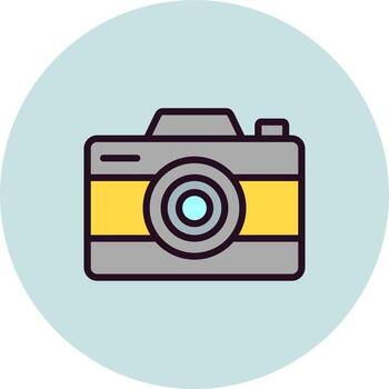 icono de vector de camara