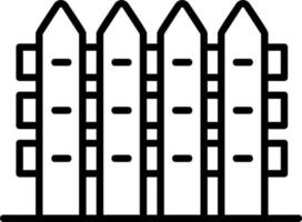 Fence Vector Icon