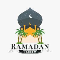 Ramadán kareem logo vector