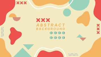 Abstract background with geometric shapes vector