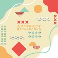 Abstract background with geometric shapes vector