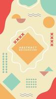 Abstract background with geometric shapes vector