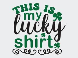 ST.Patrick's Day T-Shirt Design File vector