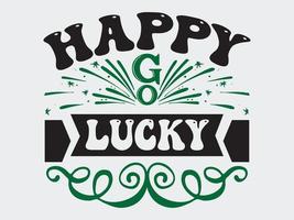 ST.Patrick's Day T-Shirt Design File vector