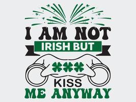 ST.Patrick's Day T-Shirt Design File vector