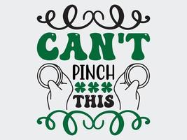 ST.Patrick's Day T-Shirt Design File vector