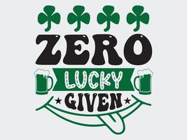 ST.Patrick's Day T-Shirt  Design File vector