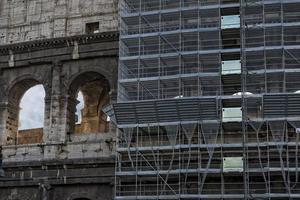 rome coliseum restoring photo