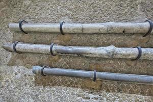 roman ancient lead pipe photo