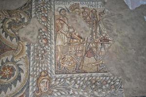 roman floor mosaic photo