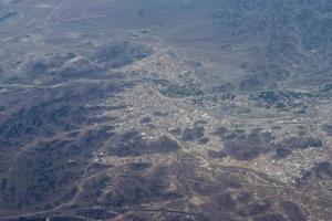 oman mountains aerial view landscape photo