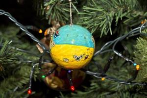 Navidad árbol pelota foto