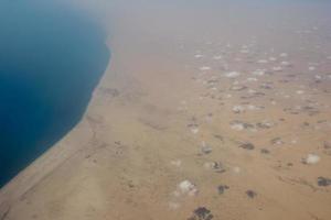 arabic desert aerial view photo