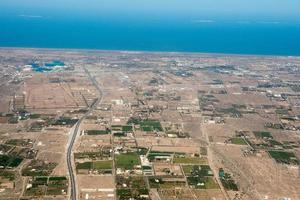 muscat arabic town aerial view landcape photo