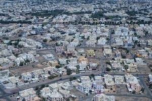 muscat arabic town aerial view landcape photo