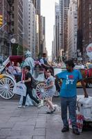 NEW YORK - USA 16 JUNE 2015 town moving people photo