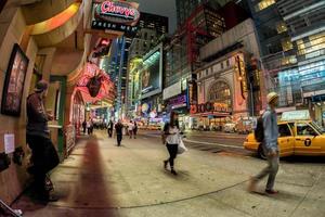 NEW YORK - USA 16 JUNE 2015 times square moving people photo