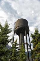 antiguo ferrocarril agua torre foto