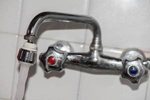 Old Kitchen lavatory tap detail photo