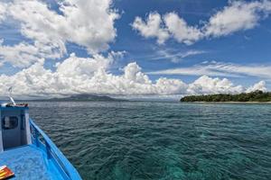 Siladen turquoise tropical paradise island photo