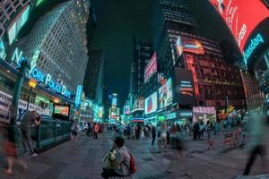 NEW YORK - USA 16 JUNE 2015 times square moving people photo