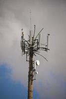 palm tropical communication antenna photo