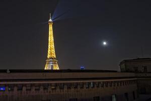 excursión eiffel a noche foto