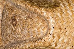 weaved straw pattern background photo