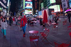 NEW YORK - USA 16 JUNE 2015 times square moving people photo