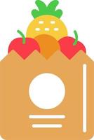 Grocery Bag Vector Icon