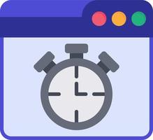 Web Timing Vector Icon