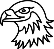 icono de vector de águila