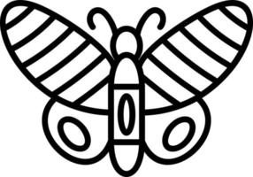 icono de vector de mariposa