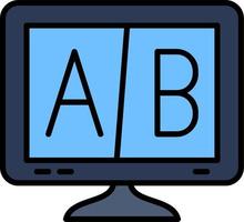 Ab Testing Vector Icon