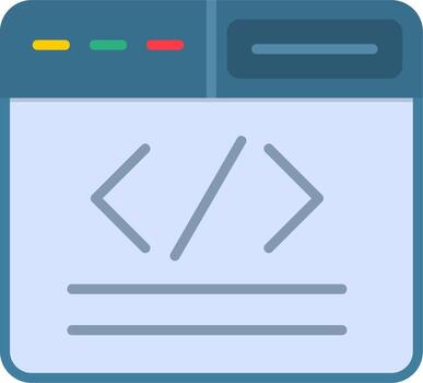 icono de vector de codificación web