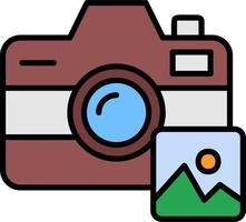 icono de vector de fotografía