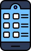 Mobile App Vector Icon