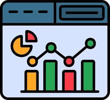 Web Analytics Vector Icon