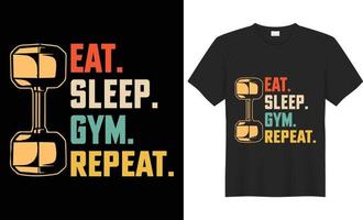 gimnasio camiseta diseño, motivacional citar aptitud rutina de ejercicio diseño vector.. inspirador gráficos tipografía letras eslogan con grunge efecto. Listo para imprimir,etiqueta,cartel,barbell,ropa,moda, tee. vector