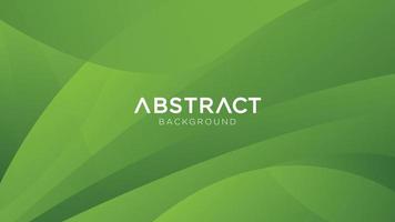 Vector green wavy overlapping forms background design