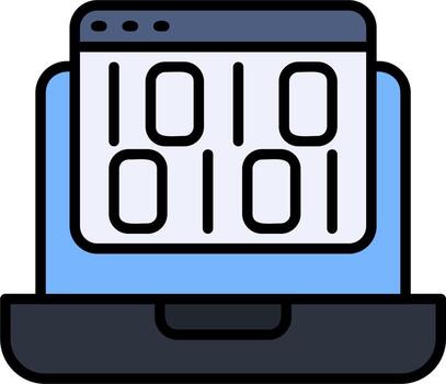 icono de vector de programación