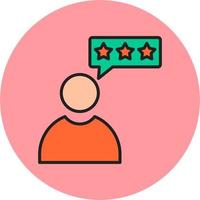 Customer Review Vector Icon