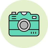 icono de vector de cámara de fotos