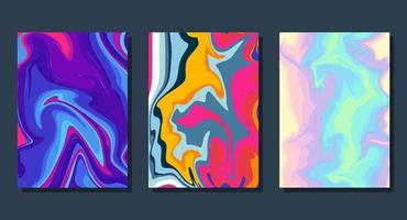 Liquid Abstract Vector Background Pack